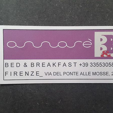 Annare Bed and Breakfast Florencia Exterior foto