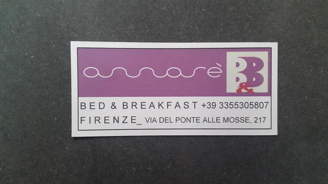 Annare Bed and Breakfast Florencia Exterior foto